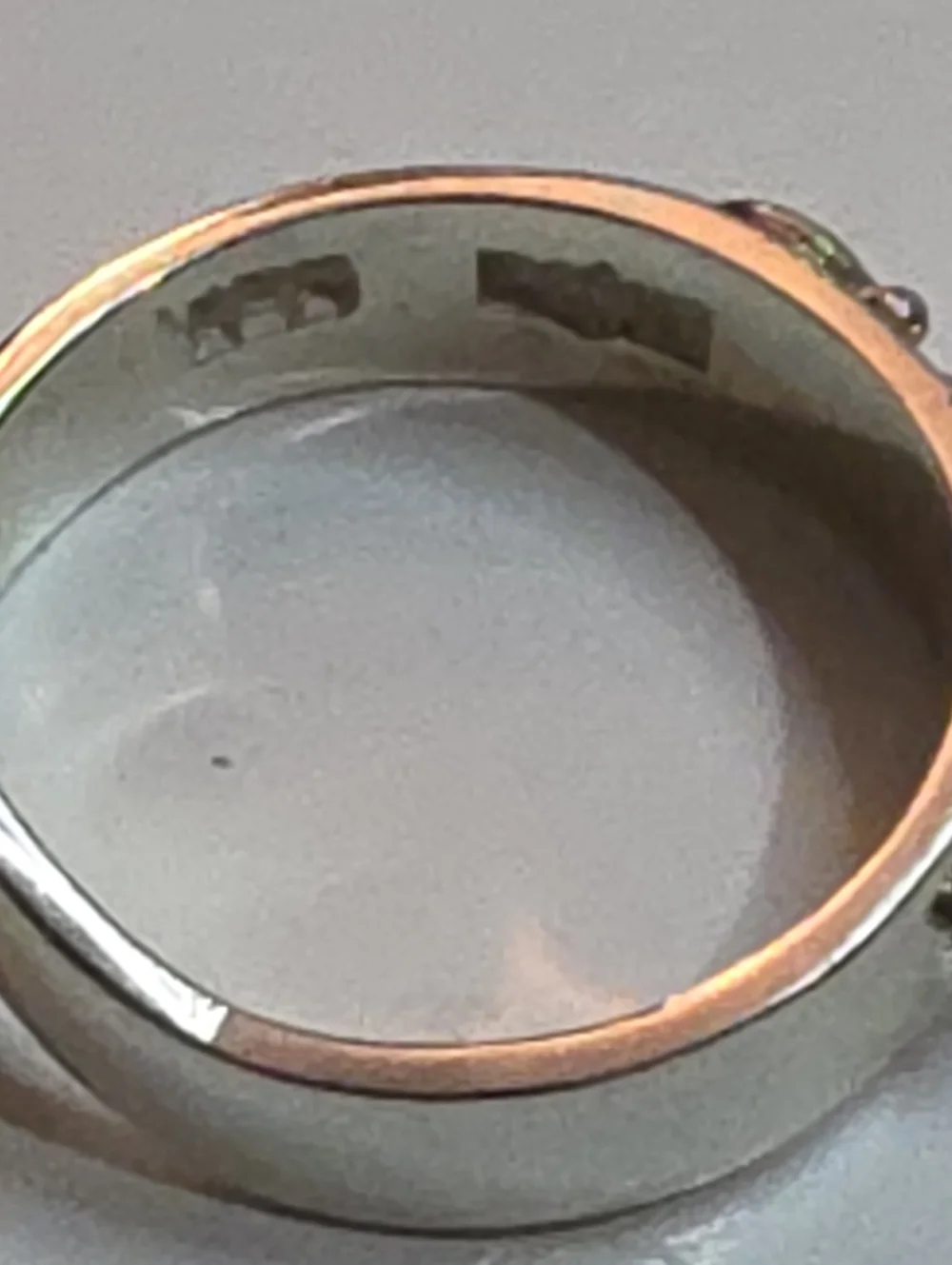 GENUINE PEARL 925 STERLING SILVER STACKING RINGS Size 6 - Picture 4 of 6